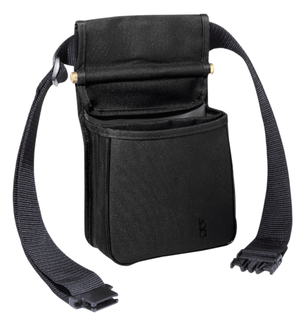 Bob Allen 23284 Classic Divided Shell Pouch Leather Capacity 50rd Belt Mount 26-50″ Belt