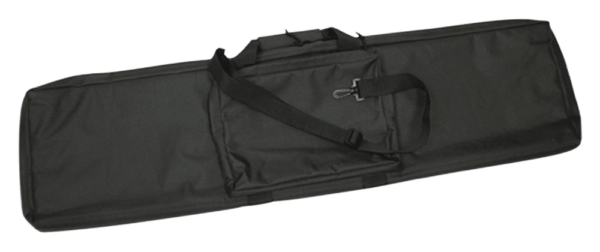 Bob Allen 79001 Max-Ops Rectangular Tactical Rifle Case Water Resistant Black Polyester with Self Healing Nylon Zippers & Foam Padding 36″ x 11″ x 2.25″ External Dimensions