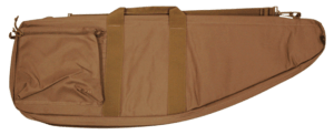 Browning 1413886948 Lona Rifle Case 48″ Flint with Brown Trim Canvas with Foam Padding Double-Pull Zipper & Snap Closure Side Pocket with Cartridge Loops