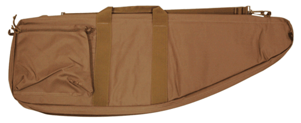 Bob Allen 79007 Max-Ops Tactical Rifle Case Water Resistant Coyote Brown Polyester with Self Healing Nylon Zippers & Foam Padding 36″ x 11″ x 2.25″ Exterior Dimensions