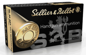 Sellier & Bellot SB357C Handgun Defense 357 Mag 158 gr Semi-Jacketed Hollow Point (SJHP) 50rd Box