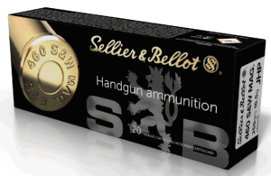 Sellier & Bellot SB460B Handgun 460 S&W Mag 255 gr Jacketed Hollow Point (JHP) 20rd Box
