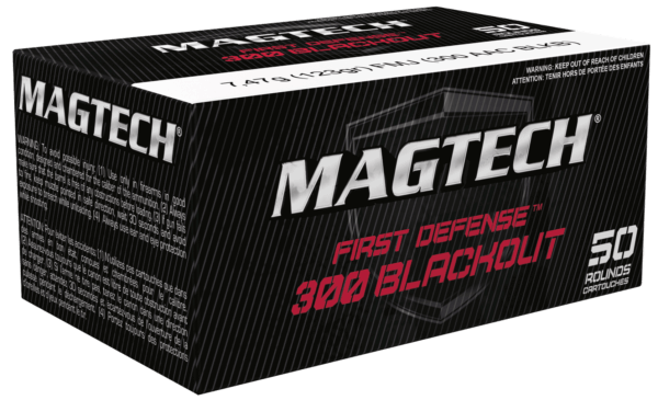 Magtech 300BLKSUBA Tactical/Training Target 300 Blackout 200 gr Full Metal Jacket Subsonic (FMJSB) 50rd Box