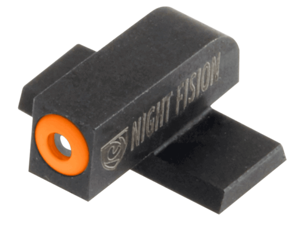 Night Fision SPR225001OGX Perfect Dot Tritium Night Sights For Springfield Black | Green Tritium Orange Ring Front Sight