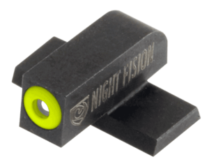 Night Fision SPR225001YGX Perfect Dot Tritium Night Sights For Springfield Black | Green Tritium Yellow Ring Front Sight