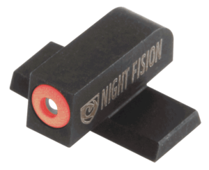 Night Fision SIG175001OGX Tritium Night Sights For Sig Sauer  Black | Green Tritium Orange Ring Front Sight