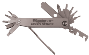 Wheeler 1078948 Delta Series Compact Multi-Tool Silver Folding Stainless Steel AR Platform