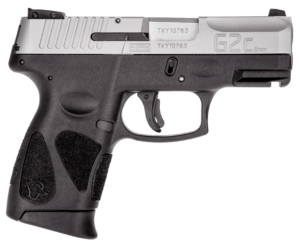 Taurus 1G2C93912 G2C 9mm Luger Single/Double 3.20″ 12+1 Black Polymer Grip Black Polymer Frame Stainless Steel Slide