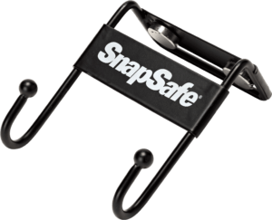 SnapSafe 75281 Lock Box Cable Lock with Padlock Steel PVC-Covered Black 2 Pack