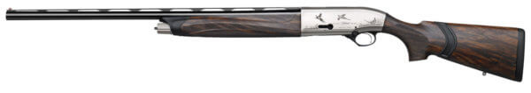 Beretta USA J40AN16 A400 Upland 12 Gauge 26 Black Barrel 3″ 2+1  Nickel Engraved Metal  Xtra Grain Walnut Kick-Off Stock”