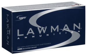 Speer 53653 Lawman Training 45 ACP 230 gr 830 fps Total Metal Jacket Flat Nose (TMJFN) 50rd Box