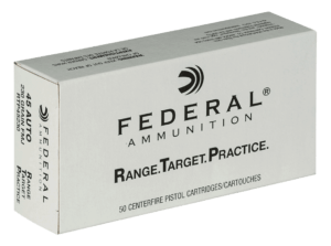 Federal RTP45230 Range and Target 45 ACP 230 gr Full Metal Jacket (FMJ) 50rd Box