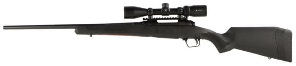 Savage Arms 57303 110 Apex Hunter XP 243 Win 4+1 22″ Matte Black Metal Synthetic Stock Vortex Crossfire II 3-9x40mm Scope
