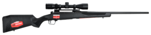 Savage Arms 57324 110 Apex Hunter XP 270 Win 4+1 22″ Matte Black Metal Synthetic Stock Vortex Crossfire II 3-9x40mm Scope Left Hand