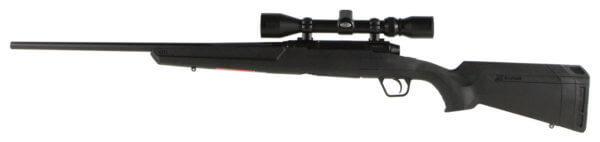 Savage Arms 57257 Axis XP 22-250 Rem 4+1 22″ Matte Black Barrel/Rec Synthetic Stock Includes Weaver 3-9x40mm Scope