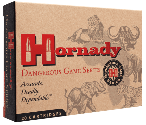 Hornady 82682 Dangerous Game Hunting 500-416 Nitro Express 400 gr Dangerous Game Solid (DGS) 20rd Box