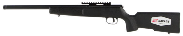 Savage Arms 13823 Rascal Target 22 LR Caliber with 1rd Capacity 16.12″ Barrel Matte Blued Metal Finish & Matte Black Synthetic Stock Right Hand (Youth)