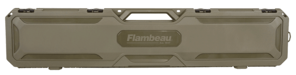 Flambeau 6464FC Safe Shot Field Rilfe/Shotgun Gun Case 49.75″ L x 9.8″ W x 3″ D Polymer Olive