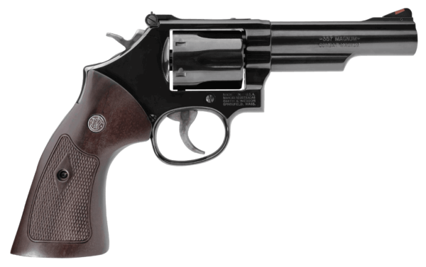Smith & Wesson 12040 Model 19 Classic 357 Mag Or 38 S&W Special +P 4.25 Blued Stainless Steel Barrel  Blued Carbon Steel 6rd Cylinder & K-Frame  Custom Wood Grip”