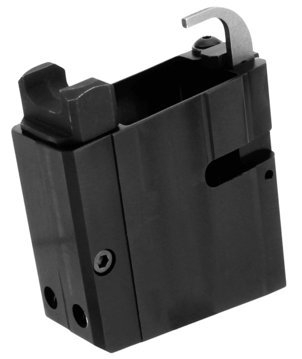 TacFire AD9MMCOLT Magazine Magwell Adapter made of 6061-T6 Aluminum with Hardcoat Anodized Black Finish for Colt SMG & Uzi Style Magazines