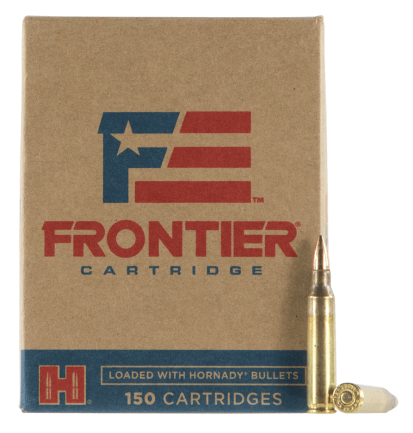 Frontier Cartridge FR2015 Military Grade Centerfire Rifle 5.56x45mm NATO 55 gr Full Metal Jacket (FMJ) 150rd Box
