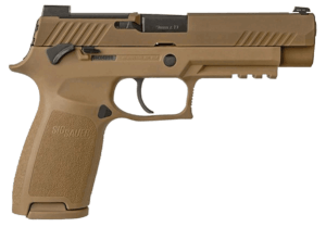 Sig Sauer 320F9M17MS P320 M17 9mm Luger Double 4.70″ 17+1 Coyote Polymer Grip Coyote Stainless Steel PVD Slide
