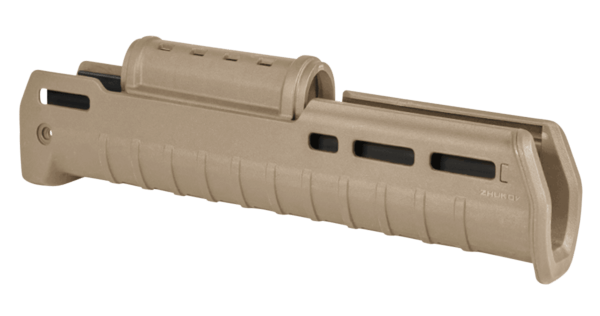 Magpul MAG586-FDE ZHUKOV Handguard made of Polymer with Flat Dark Earth Finish & 11.70″ OAL for AK-Platform
