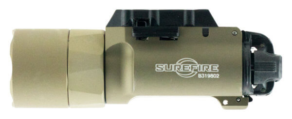 SureFire X300UATN X300U-A Weapon Light 1000 Lumens Output White LED Light 213 Meters Beam Universal/Picatinny Rails Mount Tan Anodized Aluminum