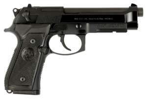 Beretta USA JS92F520 92FS Inox 9mm Luger 4.90″ 10+1 Satin Stainless Steel Stippled Black Polymer w/Texture Grip (Italian Made)