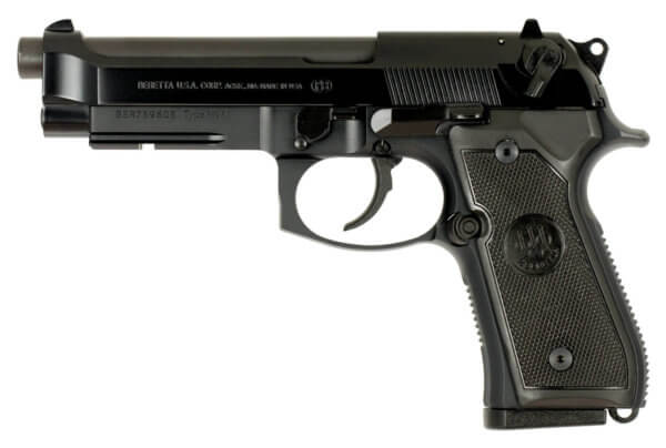 Beretta USA JS92M9A1CA M9A1 *CA Compliant 9mm Luger 4.90″ Barrel 10+1 Black Bruniton Finish Frame Serrated Steel Slide & Polymer Grip