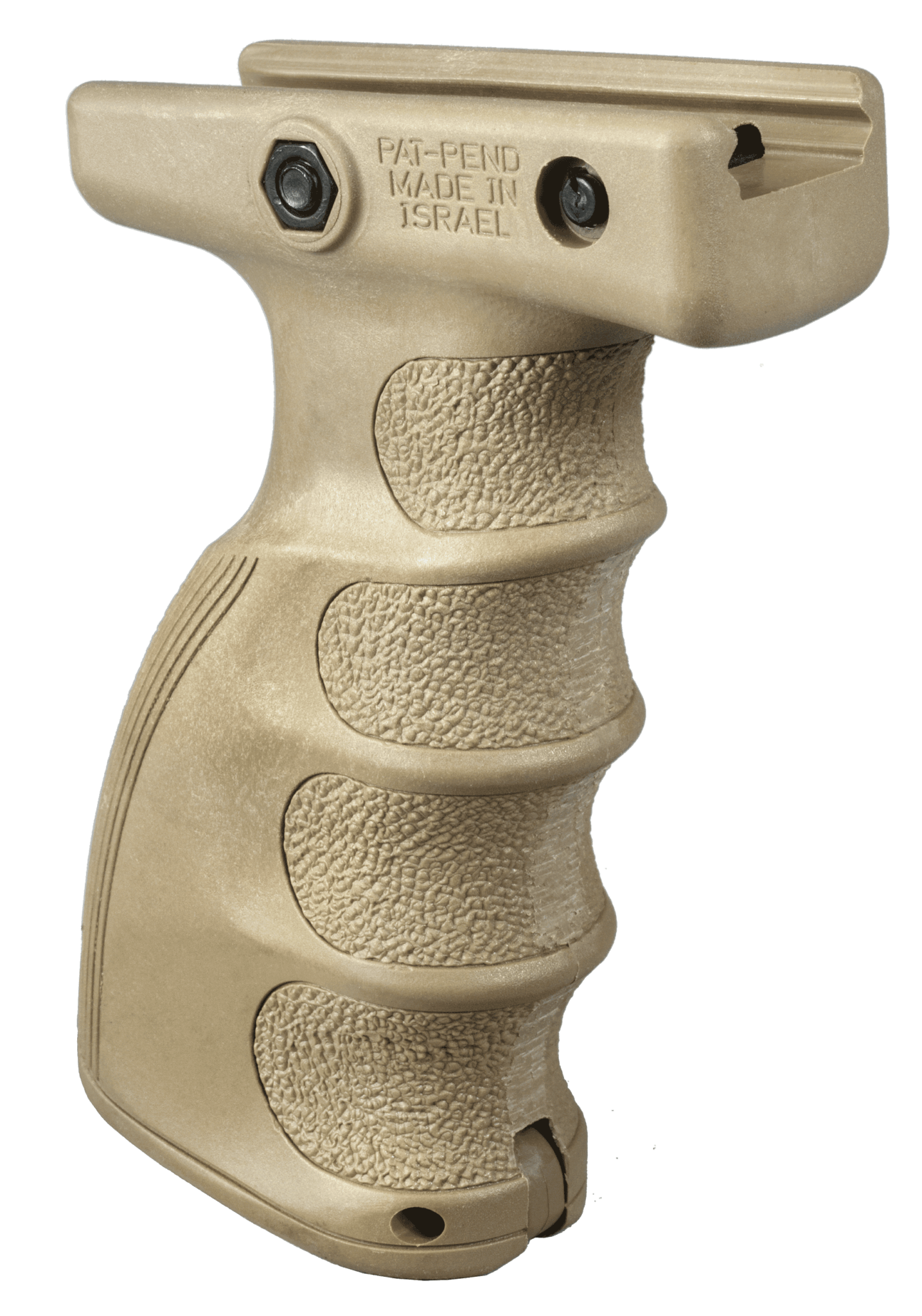 FAB Defense FXAG44ST AG-44S Quick Release Ergonomic Foregrip Compatible w/Mil-STD Picatinny Rail Flat Dark Earth Reinforced Polymer