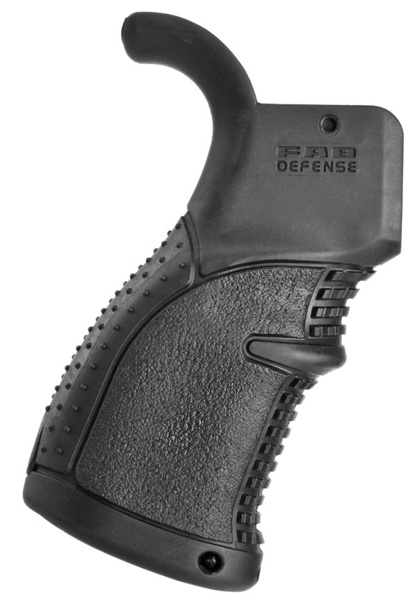 FAB Defense FXAGR43B AGR-43 Ergonomic Rubberized Pistol Grip for AR-15/ M16/ M4 Black Polymer