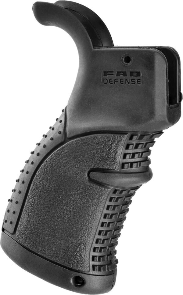 FAB Defense FXAGR43B AGR-43 Ergonomic Rubberized Pistol Grip for AR-15/ M16/ M4 Black Polymer