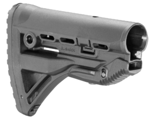 FAB Defense FXGLR16CP GLR-16 Adjustable Cheekrest & Anti-Rattle Mechanism Matte Black Synthetic for AR-Platform M4