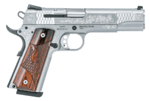 Smith & Wesson 10297 SW22 Victory Full Size 22 LR 10+1 5.50″ Kryptek Highlander Interchangeable Stainless Steel Match Grade Barrel Slide & Frame Black Polymer Grips Right Hand