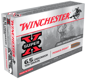 Winchester Ammo X651 Power-Point 6.5 Creedmoor 129 gr Power-Point (PP) 20rd Box