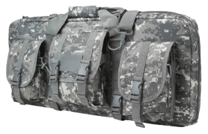 NcStar CVCPD2962D28 VISM Deluxe SubGun Case 28″ Digital Camouflage PVC Fabric with Exterior Pockets Zippers & Padding for 2 AR or AK Pistols