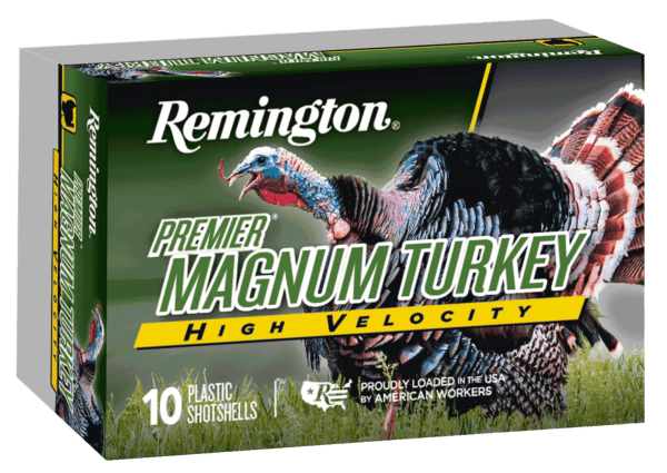 Remington Ammunition 28029 Premier Magnum Turkey High Velocity 12 Gauge 3″ 1 3/4 oz 1300 fps 4 Shot 5rd Box