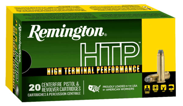Remington Ammunition 22237 HTP Defense 357 Mag 110 gr Semi-Jacketed Hollow Point (SJHP) 20rd Box