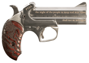 Bond Arms PT2A Protect the 2nd Amendment Derringer Single 45 Colt (LC)/410 Gauge 4.25″ 2 Round Stainless Steel