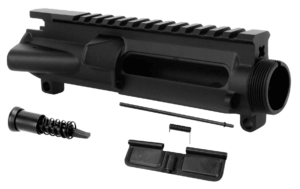 TacFire UP01C Stripped Upper Receiver 5.56x45mm NATO 7075-T6 Aluminum Black Anodized Receiver for AR-15