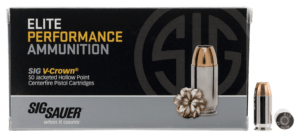 Sig Sauer E40SW250 Elite Defense  40 S&W 180 gr V Crown Jacketed Hollow Point 50rd Box