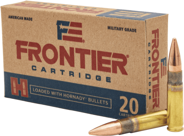 Frontier Cartridge FR400 Military Grade Centerfire Rifle 300 Blackout 125 gr Full Metal Jacket (FMJ) 20rd Box