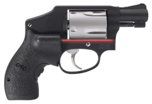 Smith & Wesson 12643 442 Performance Center Revolver 38 Smith & Wesson Special +P 1.88″ 5 Black Polymer w/Crimson Trace Laser Grip Black Aluminum Alloy Frame/Stainless Steel Cylinder