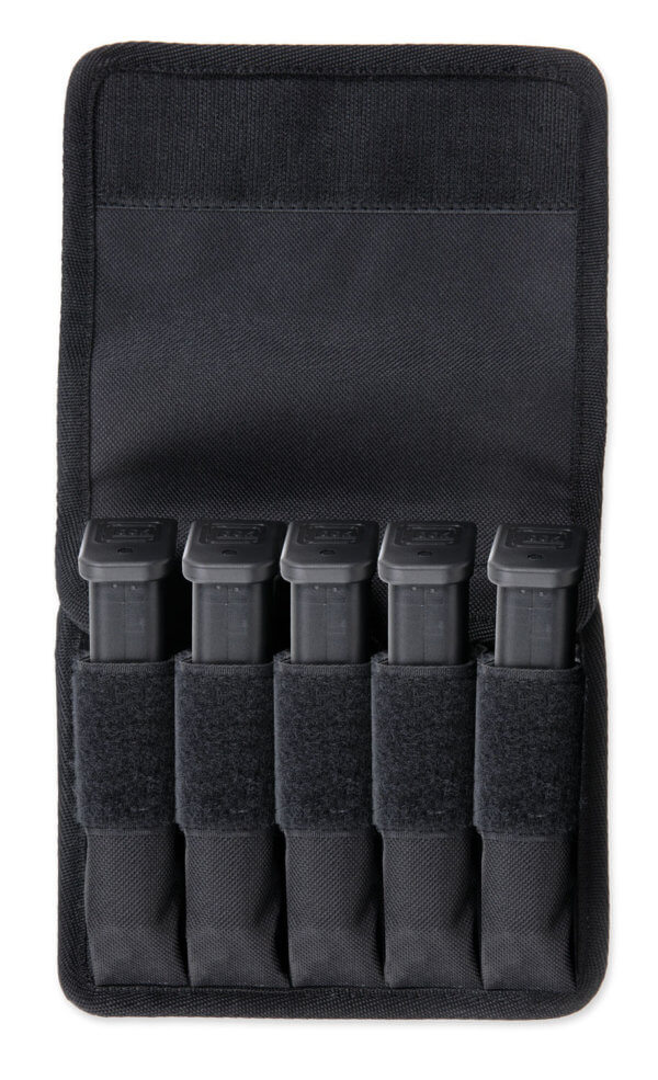 Bulldog BDT60 Deluxe Mag Pouch MOLLE Black Belt Loop Compatible w/ Single Stack Compatible w/ High Capacity