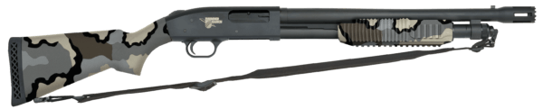 Mossberg 52145 590 Thunder Ranch 12 Gauge 5+1 3″ 18.50″ Stand-Off Breecher Barrel Matte Blued Metal Finish Drilled & Tapped Receiver KUIU Camo Synthetic Stock W/Tri-Rail Forend Compact LOP