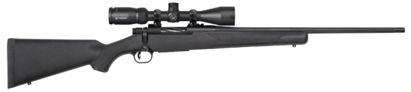 Mossberg 28052 Patriot 22-250 Rem Caliber with 5+1 Capacity 22″ Fluted Barrel Matte Blued Metal Finish & Black Synthetic Stock Right Hand (Full Size) Includes Vortex Crossfire II 3-9x40mm Scope
