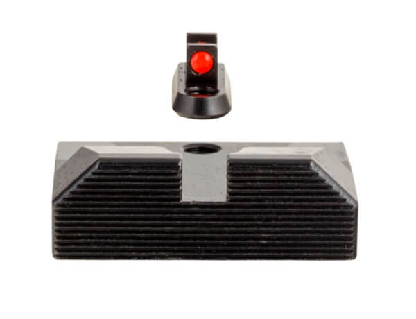 Trijicon 601065 Fiber Sights- CZ P10  P10C  Black | Red Fiber Optic Front Sight Front Sight Black Rear Sight