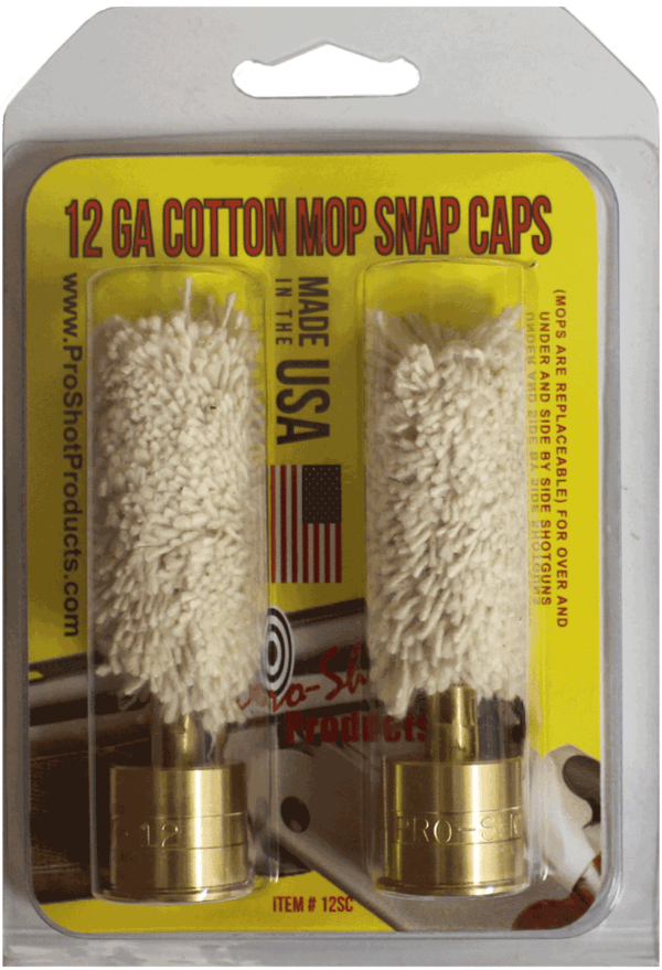 Pro-Shot MPCH30 Chamber Mop Military Style .30/ .308/ 7.62x51mm NATO AR Platform #8-32 Thread 100% Cotton Mop Brass Core