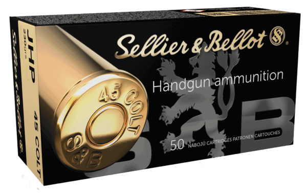 Sellier & Bellot SB45F Handgun  45 Colt 230 gr Jacket Hollow Point 50rd Box